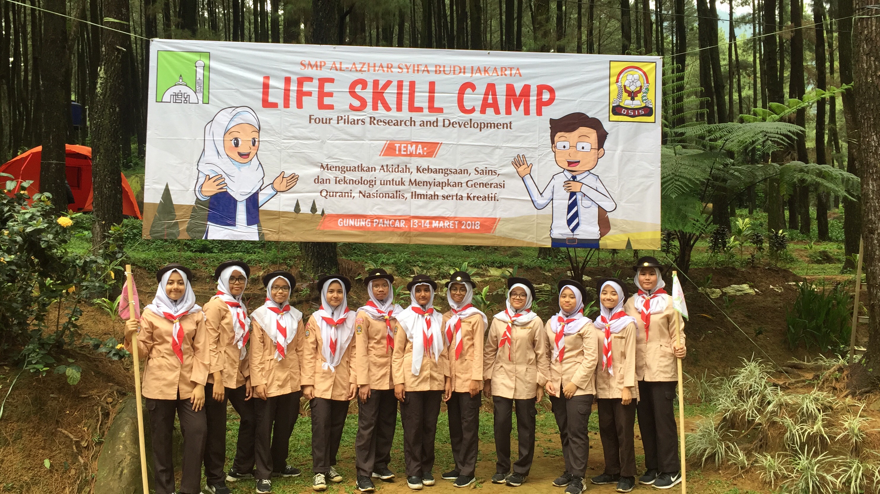Life Skill Camp SMP Al-Azhar Syifa Budi Jakarta