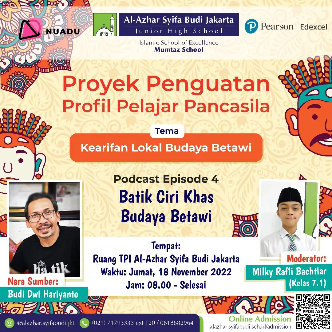 Batik Ciri Khas Budaya Betawi | SMP Al-Azhar Syifa Budi Jakarta